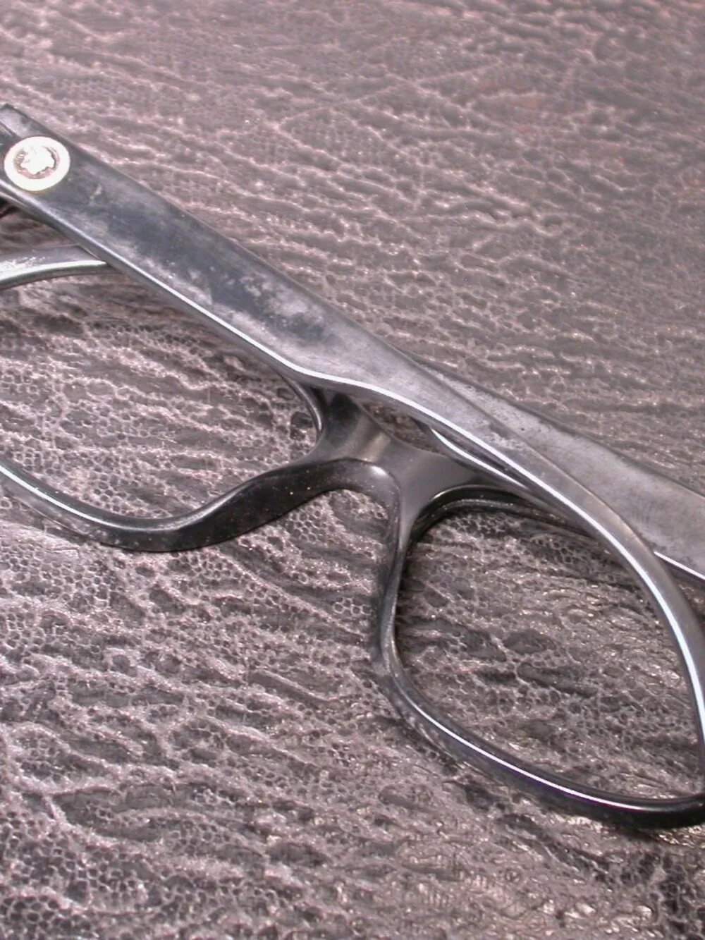 Authentic Versace Black and Gold Logos Frames Eyeglasses Made in Italy